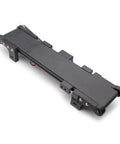 Compact Mini Conveyor Belt With Adjustable Speed And Forward Or Reverse For Lab Production Lines Friction Test Rig, black, bench top model.