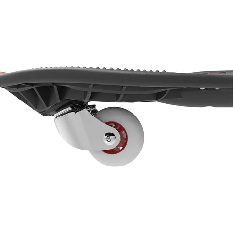 Close-up of 360-degree casters on RipStik Ripster Caster Board for Ages 8 Plus Lightweight and Compact with high-grade urethane wheels.