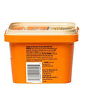 Side view of orange Gorilla All-Purpose Wood Filler tub, natural finish, 16 oz, water resistant.
