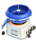 Pro Grade Vibrating Polisher Tumbler For Metal Jewelry And Parts high efficiency machine in blue and grey color