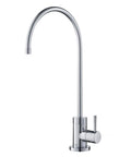 Purita Lead-Free Kitchen Water Filter Faucet, Standalone On Demand Filtered Water, 100 Percent Lead-Free Brass Body, Chrome Finish, Side View
