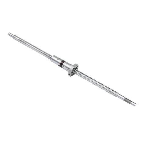 Super Cool C5 Grade DFU3205 Double Nut Ball Screw Machined Cold Rolling 750mm Length Precision RM3205 Rail, linear motion component.