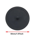 Top view of Two Pack 50mm Silicone Backflush Gasket For Espresso Machines Blind Backflush Seal Food Grade Rubber