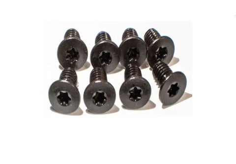 Torx Star Screws T20 M6x10 Eight Pack Replacement Fasteners for DIYers Projects Electronics Repairs and Machinery Maintenance