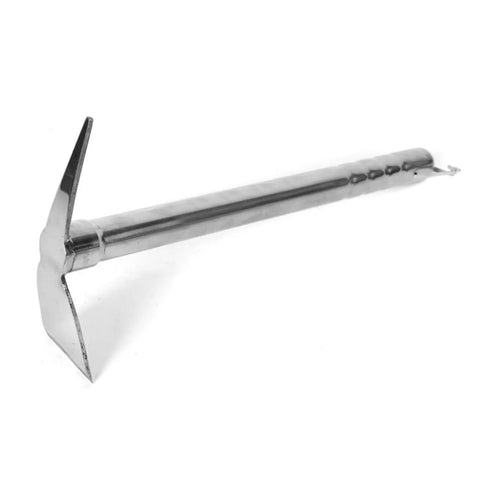 Double Use Garden Hoe And Pickaxe Stainless Steel Handheld Tool For Weeding And Cultivating with comfortable grip
