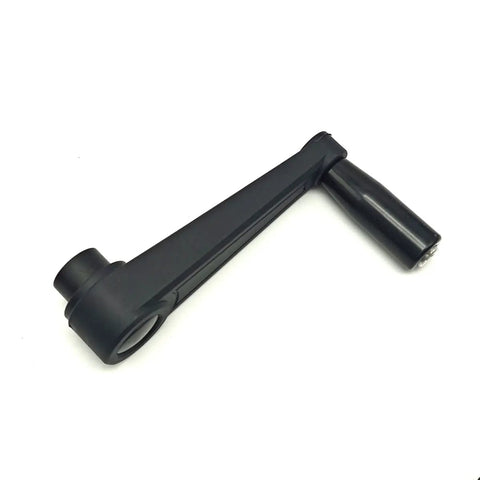 3.15 Inch Nylon Crank Handle For Drill Press And Milling Machines, black, with round and square mount options, steel hub