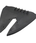 Sport 200 Whale Tail Hydrofoil Stabilizer For Outboard Boats 8 To 40 HP Easy Install Reduces Porpoising Improves Stability And Top Speed On The Water, black hydrofoil shape with bolt holes