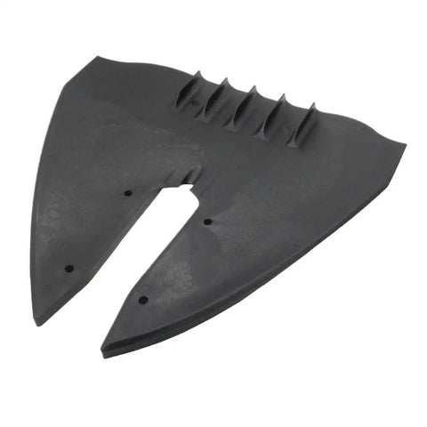 Sport 200 Whale Tail Hydrofoil Stabilizer For Outboard Boats 8 To 40 HP Easy Install Reduces Porpoising Improves Stability And Top Speed On The Water, black hydrofoil shape with bolt holes