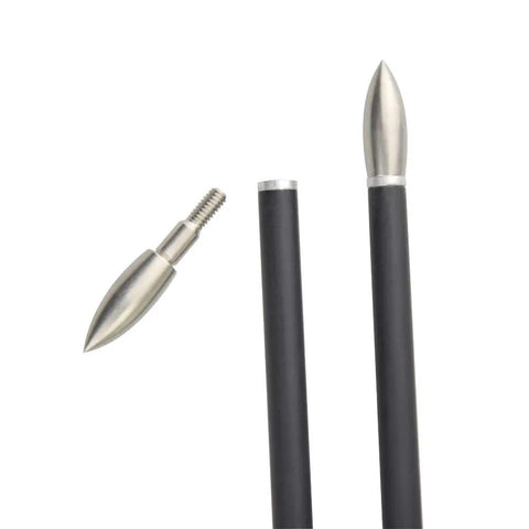 12 Pack Archery Field Points 100 125 150 200 250 300 350 Grain Screw In Arrow Heads Made Of Stainless Steel Silver Ideal For Target Practice And Hunting