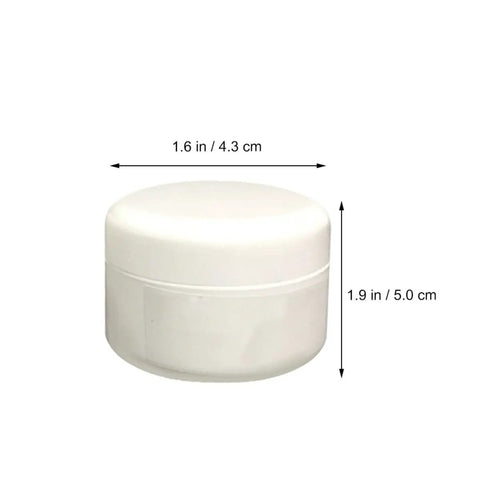 DIY Ceramic Tile Repair Kit Adhesive for Cracks and Chips Quick Drying Paste in small white container with dimensions marked