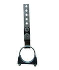 Swivel Style Exhaust Hanger With 3 Inch Exhaust Clamp For Easy Install, five hole adjustability, rubber straps, steel construction