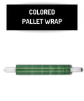 Built Tough Dark Green Plastic Stretch Wrap With Slick Self Adhesive Cling And Easy Grip Core Handles 20 By 1000 Feet Heavy Duty 80 Gauge Bundling Film For Moving Shipping 4 Rolls Roll of dark green stretch wrap on a white background.