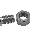 Heavy Duty Disc Brake Hydraulic Caliper Kit With Retaining Bolts And Locking Nuts For 10k And 12k Straight Axles close-up of bolt and nut