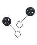 RC Plane Landing Gear Set 3 Pieces For A380 Model Aircraft Front And Rear Gear Replacement Part Black Compatible With A120 Aircar