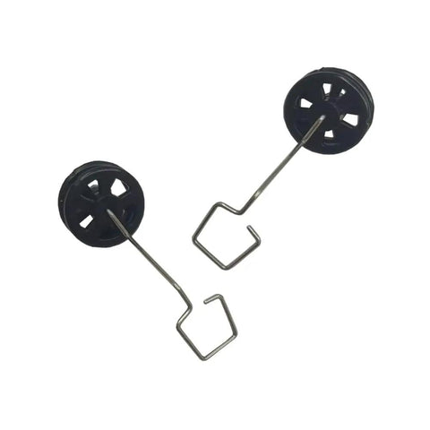 RC Plane Landing Gear Set 3 Pieces For A380 Model Aircraft Front And Rear Gear Replacement Part Black Compatible With A120 Aircar