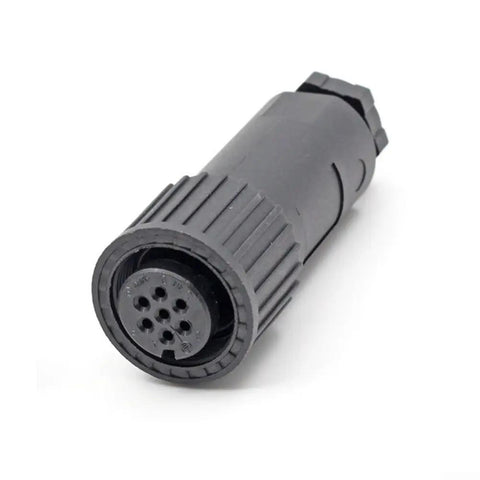 High Performance 7 Pin Female Hydraulic Valve Connector Plug For Proportional Control Valves with rugged plastic housing.