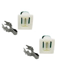 Two Pack Dryer Door Catch And Latch Kit Compatible With Maytag Amana Whirlpool Frigidaire Kenmore Speed Queen Admiral Roper And More