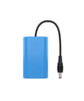 18650 Battery Adapter Power Supply For Mbot Ultimate And Ranger With Rechargeable Li Ion Battery Pack, Easy Swap, blue plastic adapter with DC plug