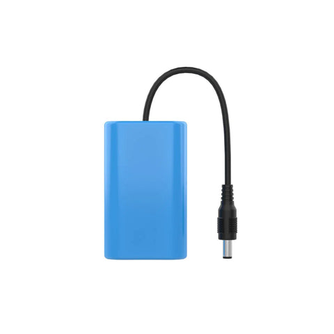 18650 Battery Adapter Power Supply For Mbot Ultimate And Ranger With Rechargeable Li Ion Battery Pack, Easy Swap, blue plastic adapter with DC plug