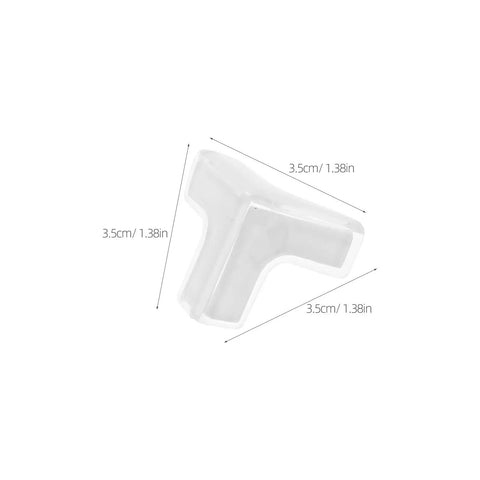 PVC Corner Guards For Furniture And Cabinets 20Pcs Edge Protectors For Baby Safety, Transparent with 3.5cm size