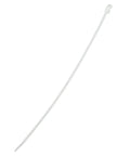 Top Shelf Screw Mount Cable Ties Packed In A Bag Of One Hundred Pieces Measuring Eight Inches Black With A Knockout Fifty Pound Pull Rating Plenum Approved Sun Proof For Indoor Outdoor Cable Wrangling That Is Dead Simple, single white screw mount cable tie.