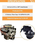 Performer Series RPM Street Tested Mechanical Fuel Pump Replaces Edelbrock 1722 For Big Block Chevy V8 396-502 6 PSI
