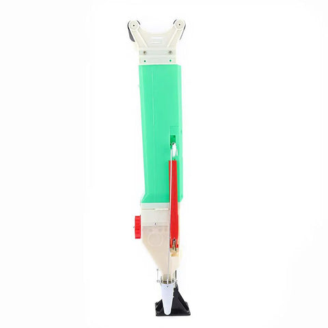 Side view of Manual Seed Planter For Home Garden, Adjustable Handheld Seeding Machine For Wheat Soybean Corn Beans Peas And More