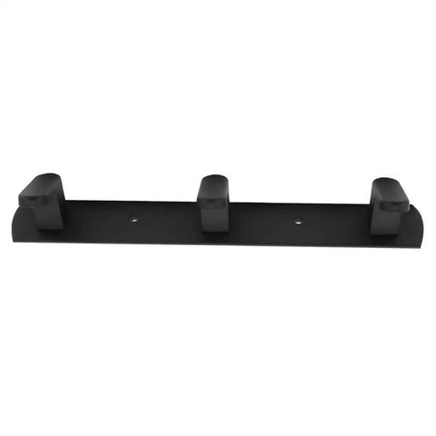 Straight Up Solid Wall Mounted Coat Rack Forged From Premium Space Aluminum Alloy Features Multi Row Layout For Kitchen Bathroom Wardrobe Garage No Sweat Installation In Classic Black Finish Handles Coats Jackets Keys Bags Smooth