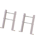 Heavy Duty Radiator Floor Brackets With Cast Iron Legs And Rubber Insulator Pads Steel Mounting Stands For Central Heating Built To Last
