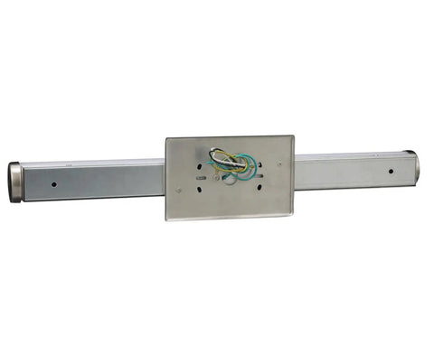 Back view of 24 Inch MVOLT Vanity Light Fixture With Cylinder Shade Color Temperature Switchable 3000K 3500K 4000K 90 CRI KR Mount