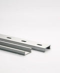 5 Pack 35mm Wide Slotted Aluminum DIN Rail Mounting Bar 1 Meter Beefy Heavy Duty Build With 6.2x15 mm Slots On 50 mm Centers And Corner Supports