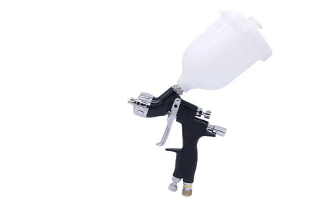 Professional Grade Heavy Duty Auto Paint Spray Gun With Precision Nozzle And Adjustable Fan Pattern for base primer applications.