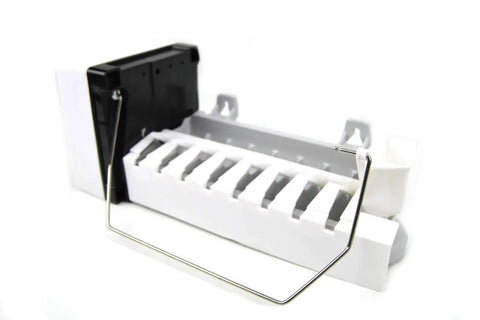 Bare Ice Maker Replacement Part For WPW10190965 D7824706Q 4317943 W10190965 1129313 shown in durable plastic assembly