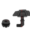 Close-up of Two Piece Hood Latch Toggle Kit With Grommets For RZR 900 1000 And ACE Models 2013 2024 showing latch and grommet.