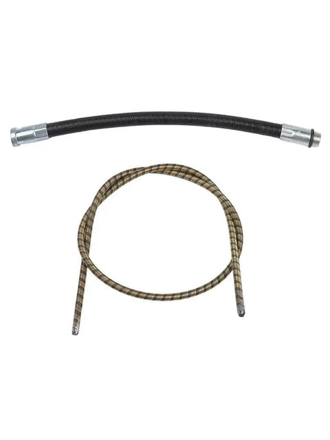 Replacement Drive Shaft For Drywall Sanders 7800 Types 1 To 5, 7801 Type 1, And 259385 Type 2, showing two flexible shafts