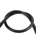 Silicone Heater Hose Five Eighths Inch ID Five Feet Long 1.5 M Reinforced 4 mm Wall Thick 350 F Max Temp 60 Psi Working Pressure Coolant Air Water Hose for Automotive Durable Heat Resistant Construction, coiled view.