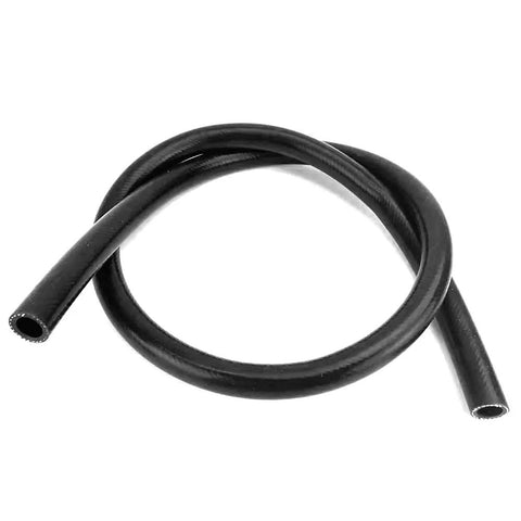 Silicone Heater Hose Five Eighths Inch ID Five Feet Long 1.5 M Reinforced 4 mm Wall Thick 350 F Max Temp 60 Psi Working Pressure Coolant Air Water Hose for Automotive Durable Heat Resistant Construction, coiled view.