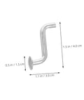 Heavy Duty 30 Pack Pallet Rack Safety Pins And Bolt Locking Clips showing a zinc alloy pin measuring 1.5 inches, used for shelving security.