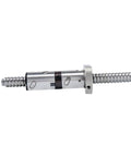 Beefy Ball Screw For CNC Machines With Customizable Size Double Ball Nut 600mm Length End Machined C5 DFU1605 RM1605 Steel