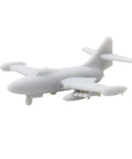 Five Pack F9F Fighter Aircraft Resin Models for Dioramas and Collectibles, 3D printed micro model, side view, 1 700 scale