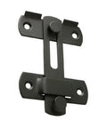 Top Shelf Matte Black Stainless Steel Gate Latch Flip Lock Safety Door Bolt Heavy Duty Sliding Barn Hardware showing front view and design details.