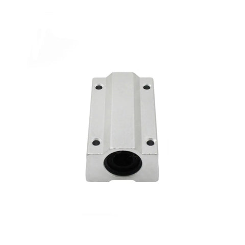 Premium Grade Rock Solid SCS Linear Ball Bearing Block for 8Mm and 12Mm Shafts, silver, ideal for CNC routers and 3D printers.