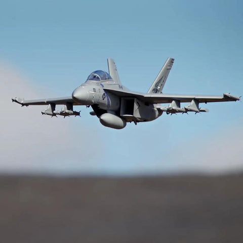 F-18 70mm Super Hornet RC Jet Airplane For Adults With 6 Channel EDF Power 80A ESC KV1900 Motor 12 Blade V2 Turbine Sound