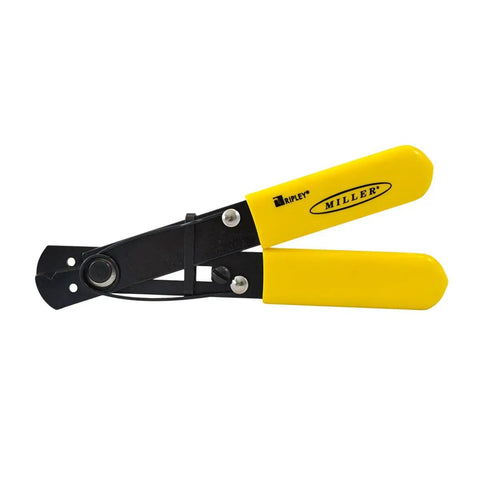 Yellow-handled 101 S Adjustable Wire Stripper for Electricians and Tech Pros with grounded build for precision cutting