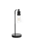 Set Of 2 Industrial Touch Control Table Lamps With 2 USB Ports And AC Outlet, 3 Way Dimmable Bedside Nightstand Lamps with Glass Shade