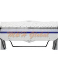 6 Foot Pan And Box Brake Bender For 12 Gauge Metal Working, Bends From 0 To 135 Degrees, front view with removable legs