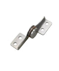Stainless steel rotary torque hinge with through-hole mounting and damping shaft (left-right)