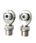Heavy Duty XMR16 Male Rose Joint Rod End With 1 Inch Bore Plus 1.25 Inch Thread features two sturdy metal ends for suspension upgrades.