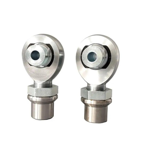 Heavy Duty XMR16 Male Rose Joint Rod End With 1 Inch Bore Plus 1.25 Inch Thread features two sturdy metal ends for suspension upgrades.