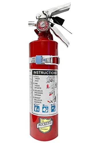 Straight Up Solid Hella Durable 2.5 Lb Dry Chemical Fire Extinguisher With Adjustable Roll Bar Mount For Jeep Wrangler Unlimited Cj Jk Tj Vehicles Class A B C Emergency Kit